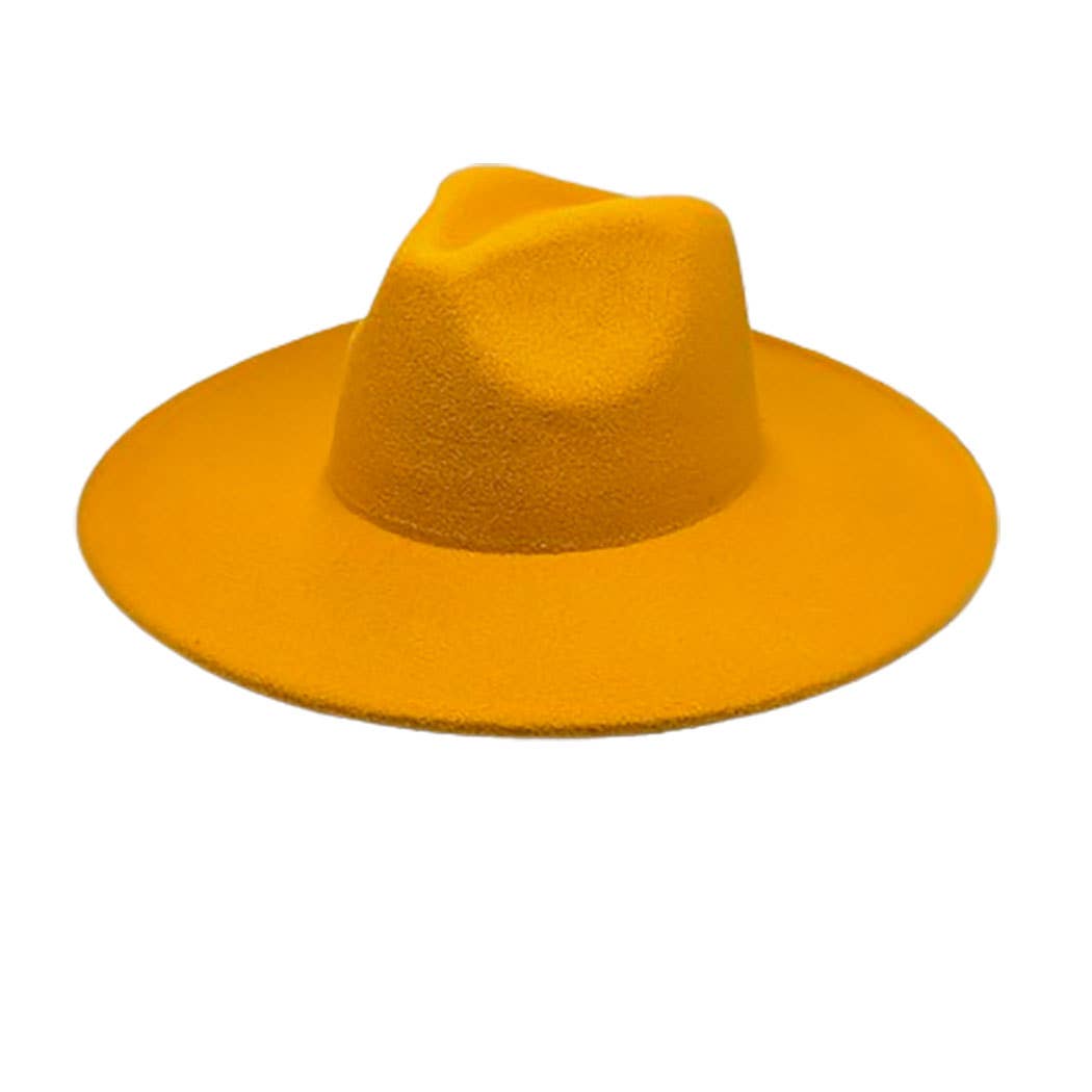 Vegan Felt Wide Brim Rancher  Hat
