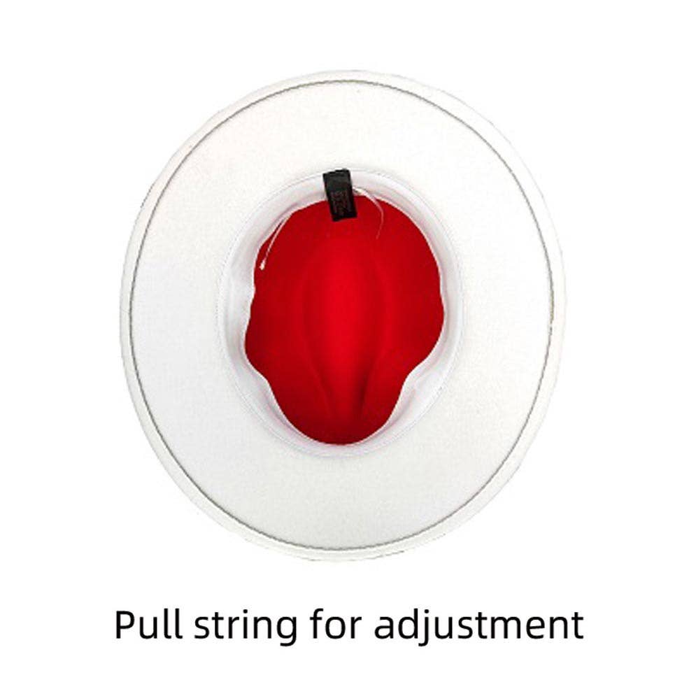 Color Blocked Fedora Hat