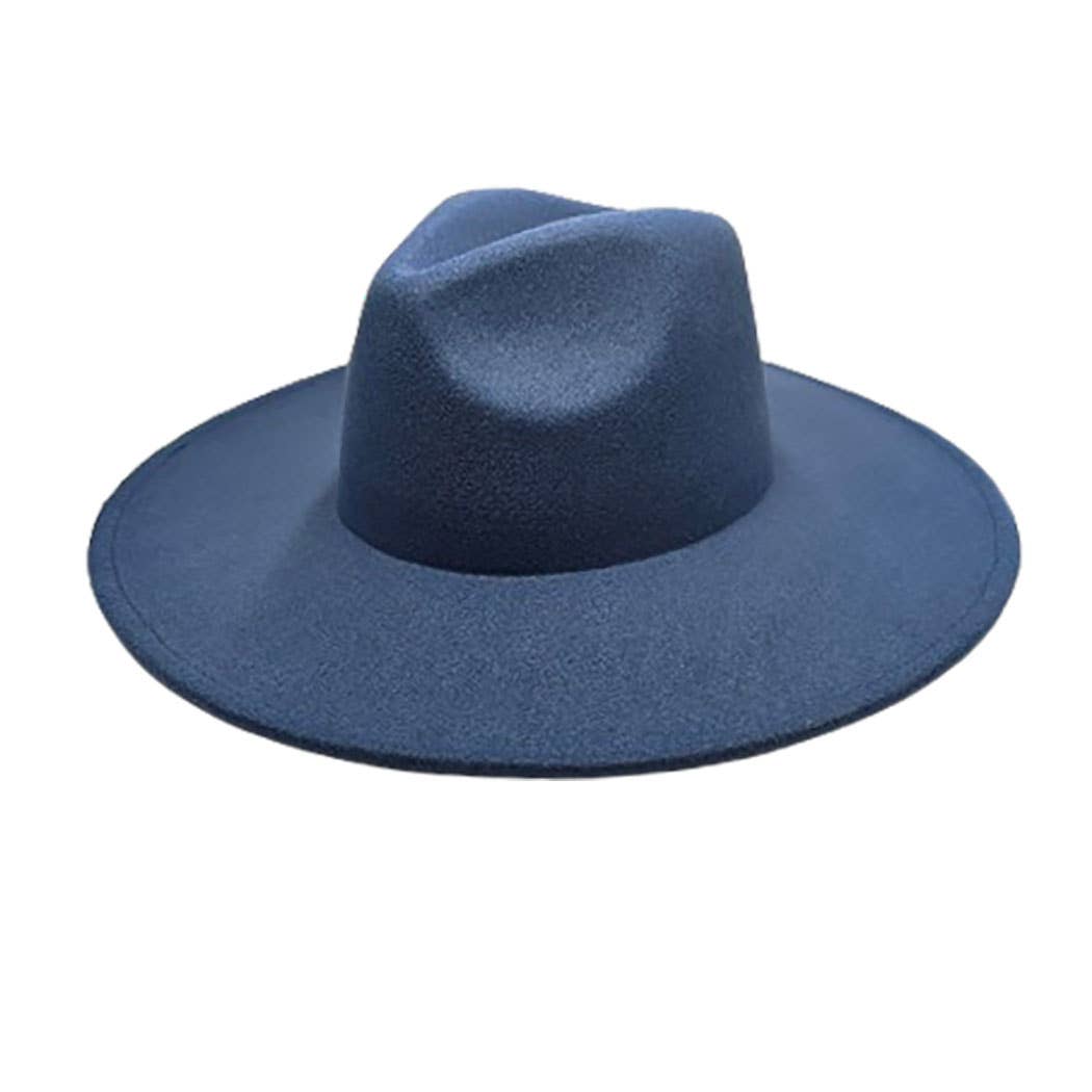 Vegan Felt Wide Brim Rancher  Hat