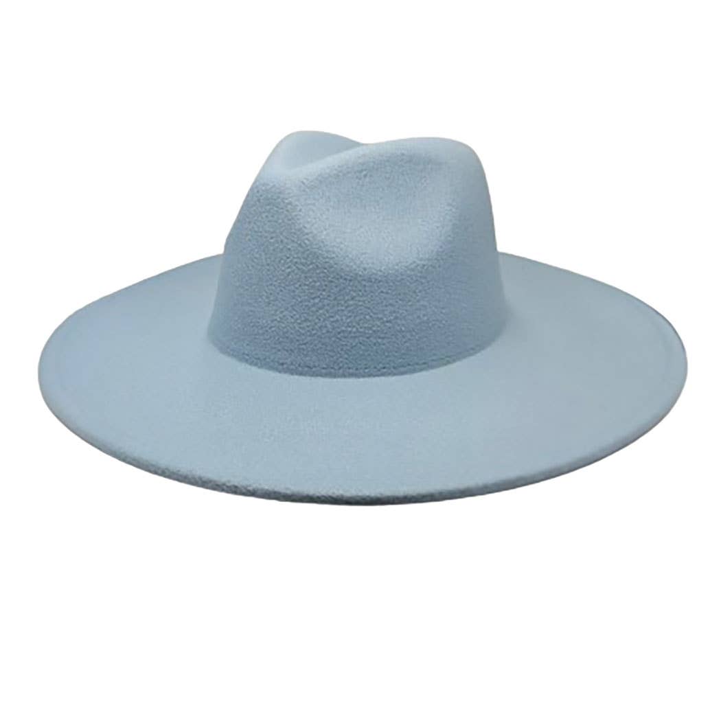 Vegan Felt Wide Brim Rancher  Hat