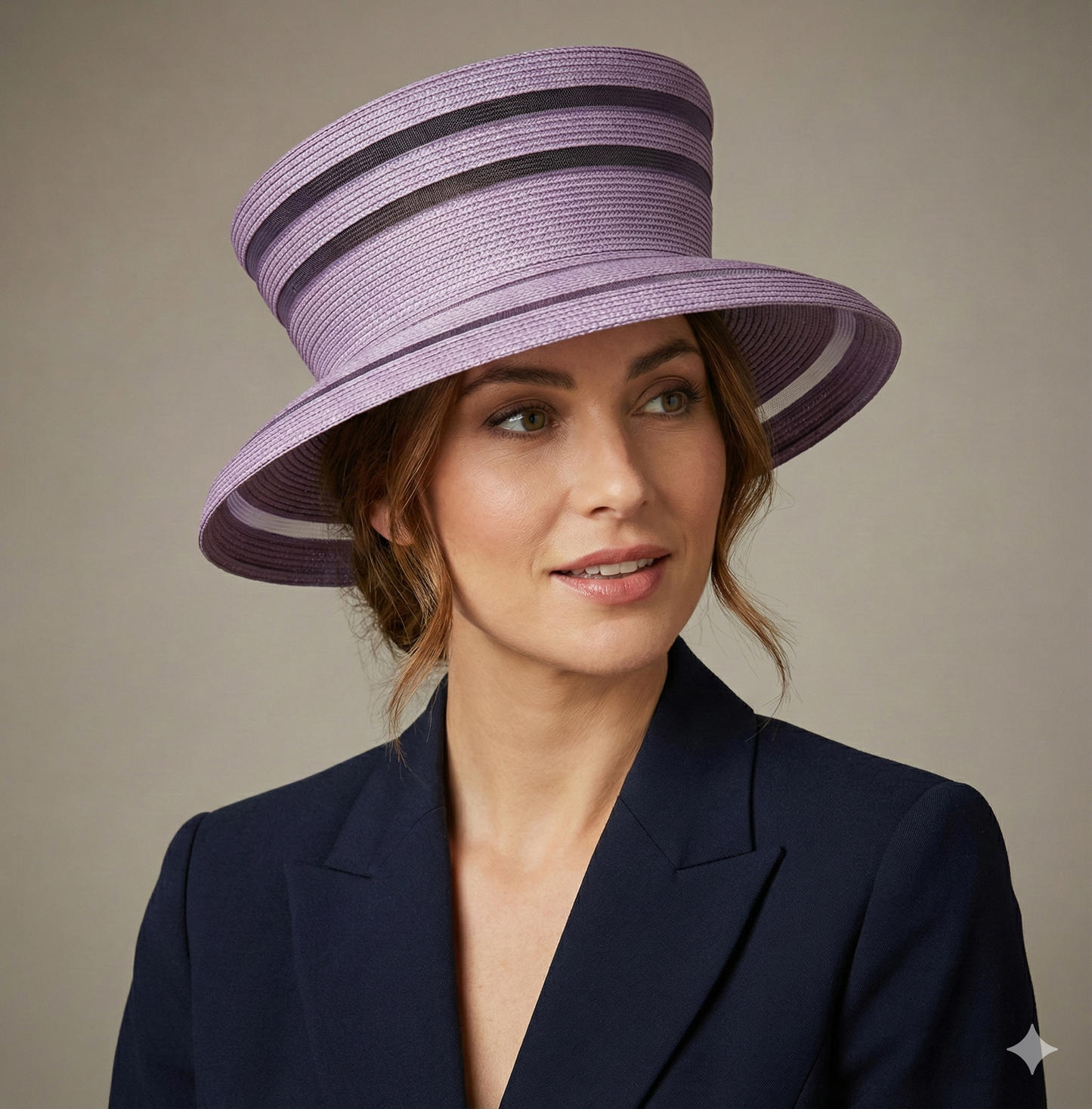 T5044 - Women’s Fuchsia Braided Straw Bucket Hat with Struct
