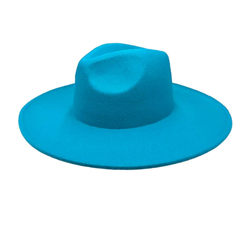 Vegan Felt Wide Brim Rancher  Hat