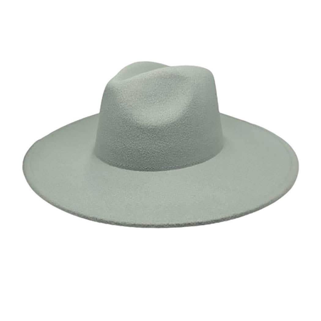 Vegan Felt Wide Brim Rancher  Hat